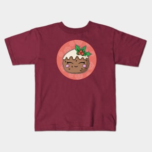 Happy Christmas Pudding Kids T-Shirt